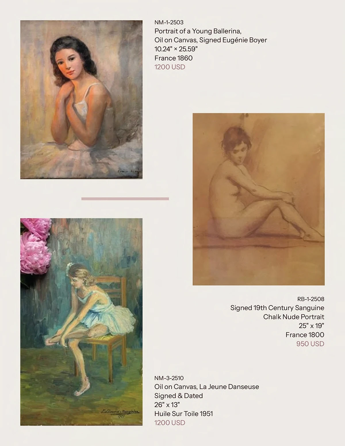 Catalog spread.