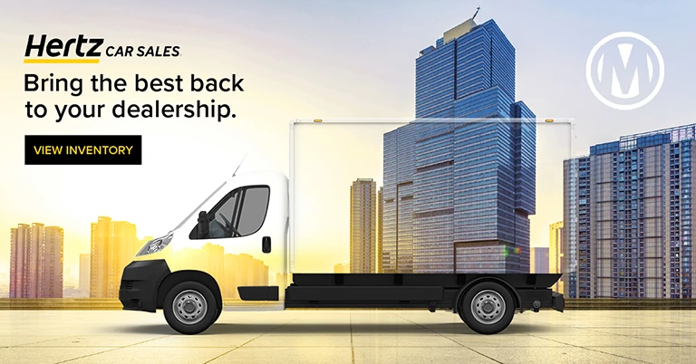 Hertz social media graphic, two.