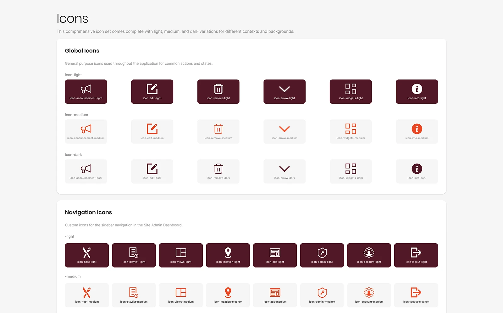 Bright Indoor Group design system.