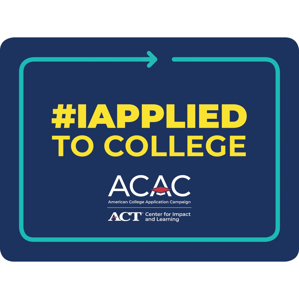 ACAC 'I Applied' campaign graphic.